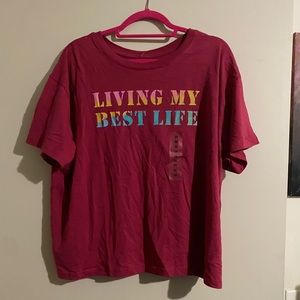 Plus sizes short sleeve shirt